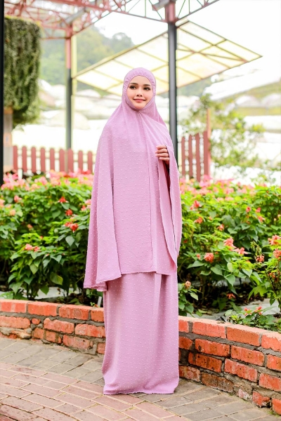 Telekung Cey Pink Bandung